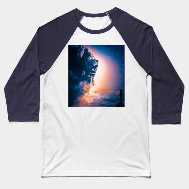 Calm after the Storm Baseball T-Shirt by Ergen Art